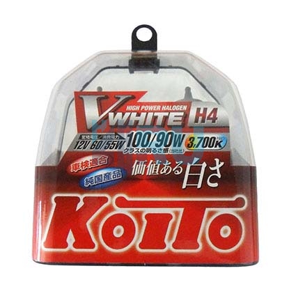 Автолампа KOITO H4 12V 60/55W (100/90W) 3700K - 2шт (P0746W) Автолампа KOITO H4 12V 60/55W (100/90W) 3700K - 2шт (P0746W)