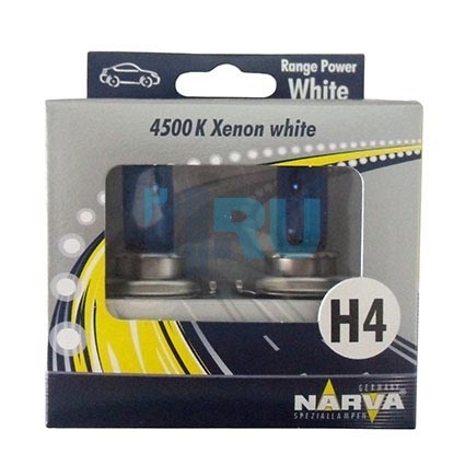 Автолампа NARVA 2*H4 12V 60/55W Range Power White(48680RPW) Автолампа NARVA 2*H4 12V 60/55W Range Power White(48680RPW)