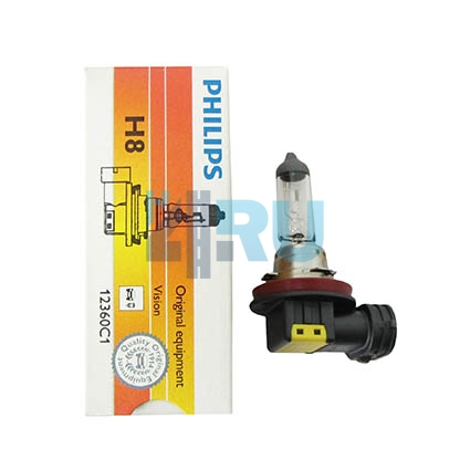 Автолампа PHILIPS H8 12V 35W (12360) Автолампа PHILIPS H8 12V 35W (12360)