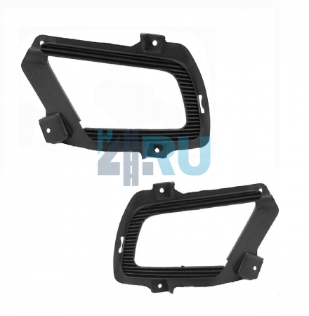 Рамки ПТФ для Kia Rio 2 2009-2011, комплект 2 шт. - H4.RU Рамки ПТФ для Kia Rio 2 2009-2011, комплект 2 шт.