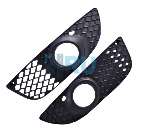 Рамки ПТФ для Mitsubishi Lancer 10 2007-2011, комплект 2 шт. - H4.RU Рамки ПТФ для Mitsubishi Lancer 10 2007-2011, комплект 2 шт.