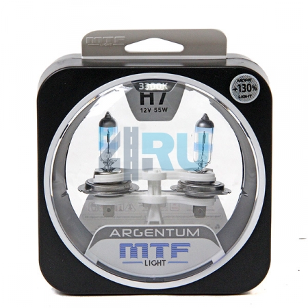 Автолампа MTF H7 12V 55w Argentum +130% Автолампа MTF H7 12V 55w Argentum +130%