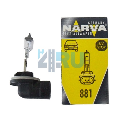 Автолампа NARVA 881 12V 27W PGJ-13 (48040) Автолампа NARVA 881 12V 27W PGJ-13 (48040)