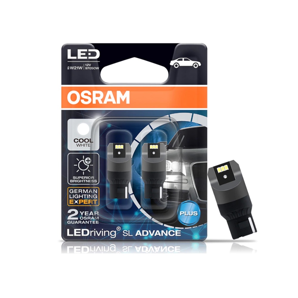 Светодиодная лампа LED OSRAM T25 P21/5W Красный (9457R-02B) - купить в  Новосибирске | H4.RU