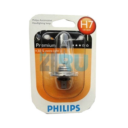 Автолампа PHILIPS H7 12V 55W +30% P26d (12972PRB1), на блистере