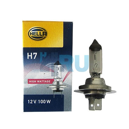 Автолампа HELLA H7 12V 100W P26d