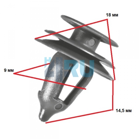 Клипса Lexus, Toyota 6777112040