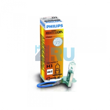 Автолампа PHILIPS H3 12V 55W +30% Premium (12336PR)