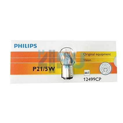 Автолампа PHILIPS P21/5w 12V 21/5W BAY15D (12499CP)