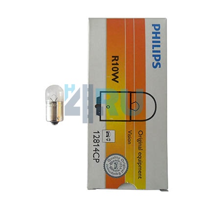 Автолампа PHILIPS R10w 12V 10W BA15S (12814CP)