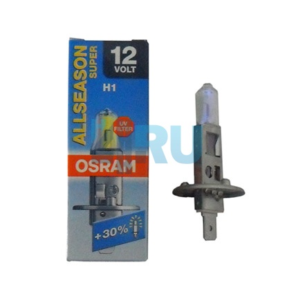 Автолампа OSRAM H1 12V 55W P14,5s +30% Allseason (64150Als)