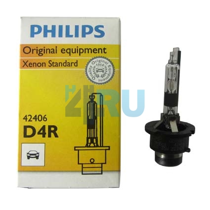 Ксеноновая лампа PHILIPS D4R XENON VISION 4600K (42406VIC1)