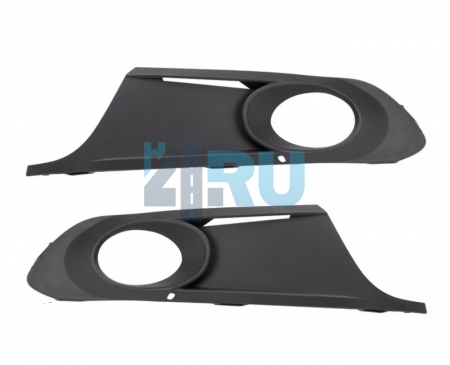 Рамки ПТФ для Volkswagen Jetta 2011-2014, комплект 2 шт. - H4.RU Рамки ПТФ для Volkswagen Jetta 2011-2014, комплект 2 шт.