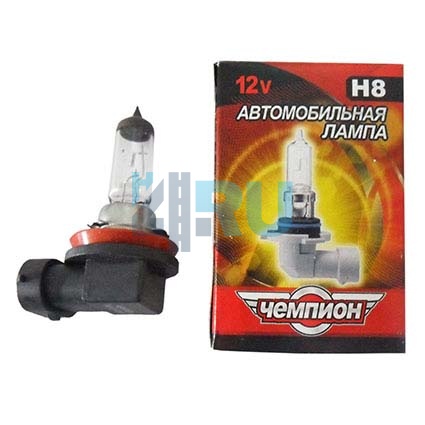 Автолампа ЧЕМПИОН H8 12V 35W PGJ19-1