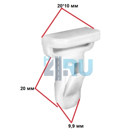 Клипса Lexus, Toyota 7539235220, (D213Red)