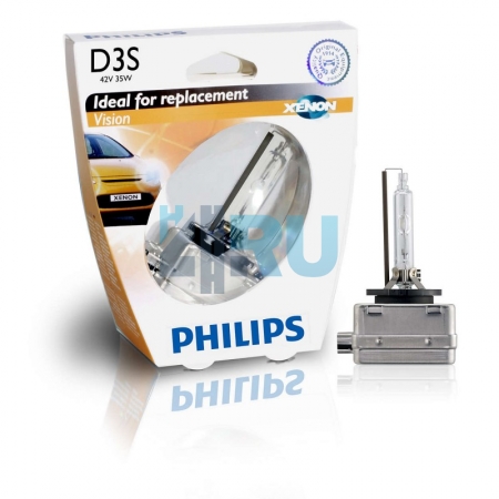 Ксеноновая лампа PHILIPS D3S XENON VISION 4600K (42403VIS1),на блистере