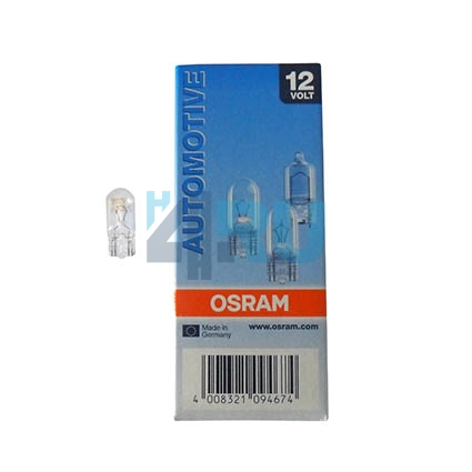 Автолампа OSRAM W5W 12V 6W W2,1x9,5d (2886X)