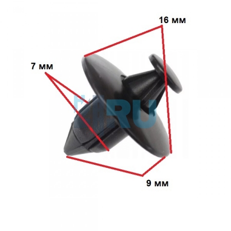 Клипса Acura, Honda, Infiniti, Lexus, Nissan, Suzuki, Toyota 91545SE00030W1, (B81)