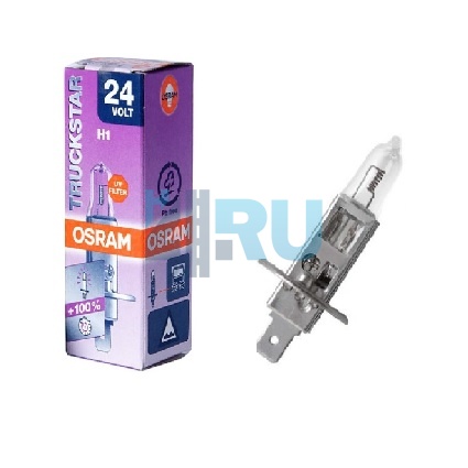 Автолампа OSRAM H1 24V 70W P14,5s Truckstar +100% (64155LTS)