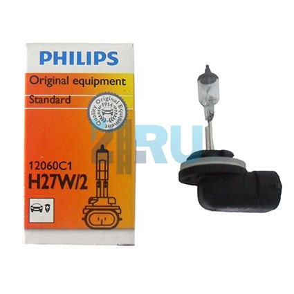 Автолампа PHILIPS H27w/2 12V 27W PGJ-13 (12060C1) Автолампа PHILIPS H27w/2 12V 27W PGJ-13 (12060C1)