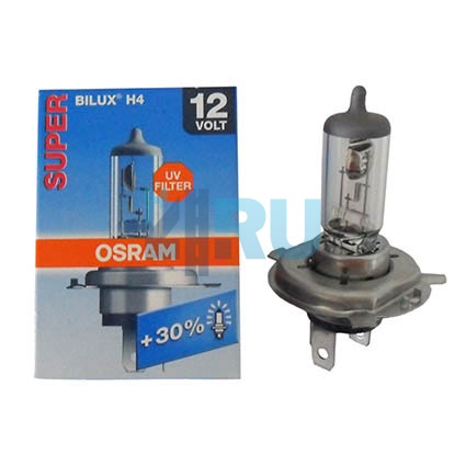 Автолампа OSRAM H4 12V 60/55W P43t +30% Super (64193Sup)