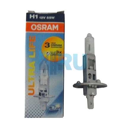 Автолампа OSRAM H1 12V 55W P14,5s Ultra Life Time(64150ULT)