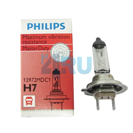 Автолампа PHILIPS H7 24V 70W P26d Master Duty (13972MD)