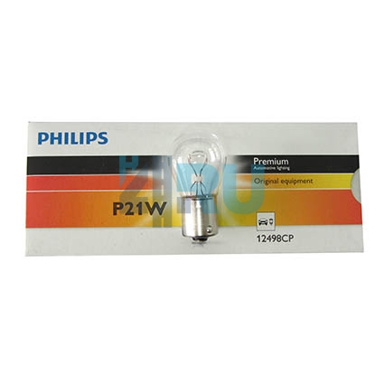 Автолампа PHILIPS P21w 12V 21W BA15S (12498CP)