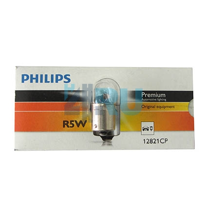 Автолампа PHILIPS R5w 12V 5W BA15s (12821)