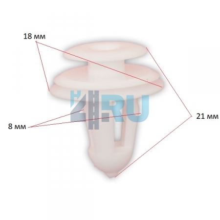 Клипса Hyundai, Kia, Lexus, Toyota 6777102030