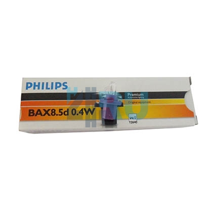 Автолампа PHILIPS W1,2w 12V 0,4W BX 8,5d T5 (12640CP)