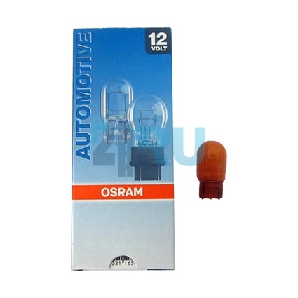 Автолампа OSRAM WY21W 12V 21W W3*16d желтая (7504)