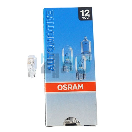 Автолампа OSRAM W5W 12V 5W W2,1x9,5d (2825)