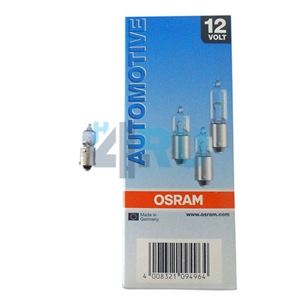 Автолампа OSRAM H6W 12V 6W BAX9s (64132)