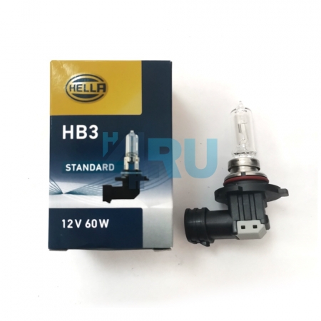 Автолампа HELLA HB3 12V 60W P20d