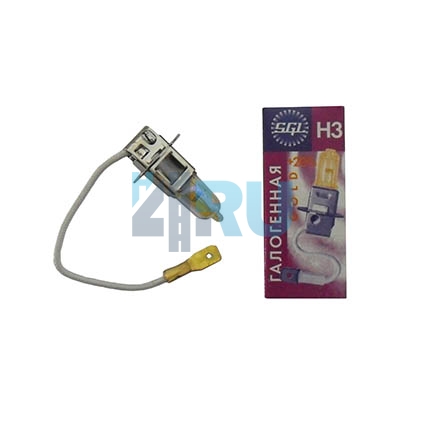 Автолампа Брест H3 12V 55W P22s Gold