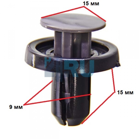 Клипса Lexus, Toyota 15x9x15 мм