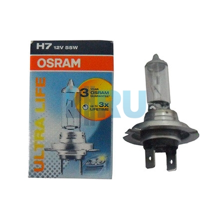 Автолампа OSRAM H7 12V 55W P26d Ultra Life Time (64210ULT)