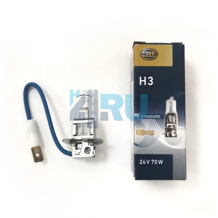 Автолампа HELLA H3 24V 70W PK22s