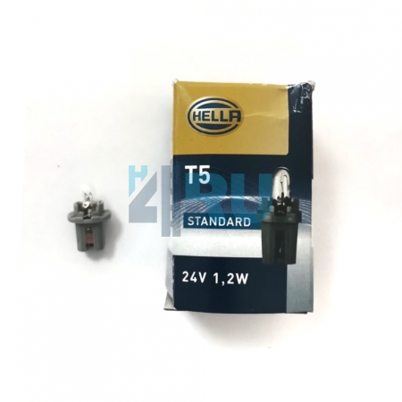 Автолампа HELLA 24V 1,2W B8,5d с патроном Автолампа HELLA 24V 1,2W B8,5d с патроном