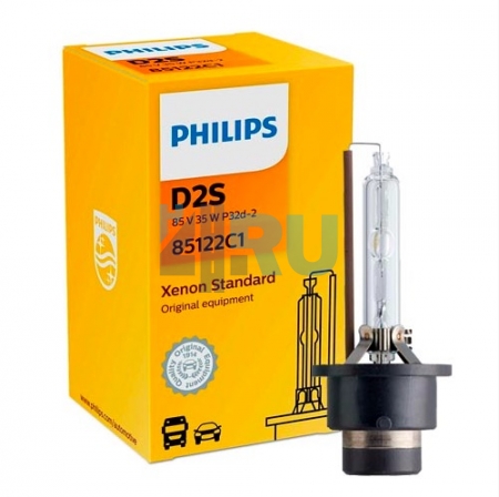Ксеноновая лампа PHILIPS D2S XENON Standart 4200K (85122C1)
