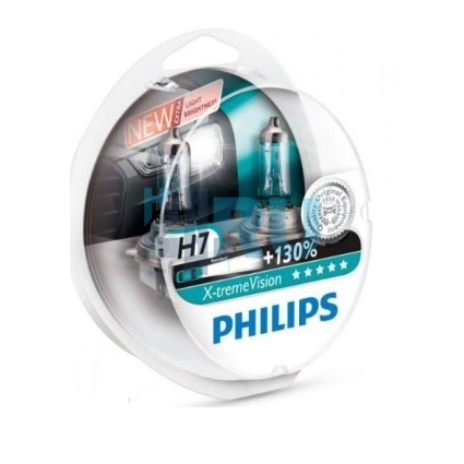 Автолампа PHILIPS H7 12V 55W +130% X-treme Vision Plus(12972XVP), EUROBOX-2шт Автолампа PHILIPS H7 12V 55W +130% X-treme Vision Plus(12972XVP), EUROBOX-2шт