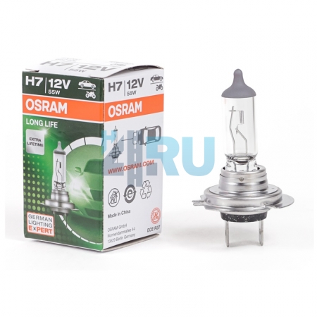Автолампа OSRAM H7 12V 55W PX26d Long life (64210L) Автолампа OSRAM H7 12V 55W PX26d Long life (64210L)