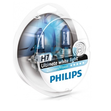 Автолампа PHILIPS H7 12V 55W P26d Diamond Vision (12972DV), EUROBOX-2шт Автолампа PHILIPS H7 12V 55W P26d Diamond Vision (12972DV), EUROBOX-2шт