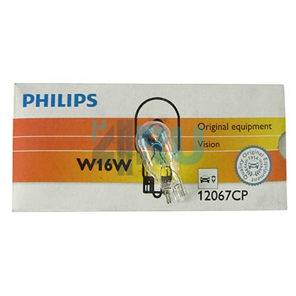 Автолампа PHILIPS W16w 12V 16W (12067CP)