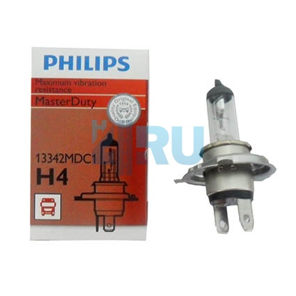 Автолампа PHILIPS H4 24V 75/70W Master Duty (13342MD)