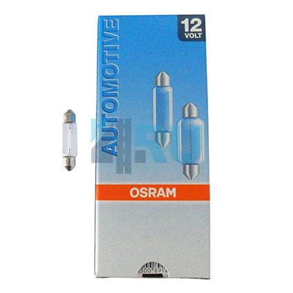 Автолампа OSRAM C5W 12V 5W SV8,5-8 удлинённая 41мм  (6413)