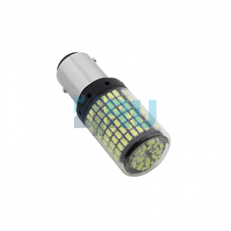 Светодиоды GL T25 BAY15D двухконтактные, 144 диода SMD3014, белые (стоп-сигнал, задний ход) - H4.RU Светодиоды GL T25 BAY15D двухконтактные, 144 диода SMD3014, белые (стоп-сигнал, задний ход)