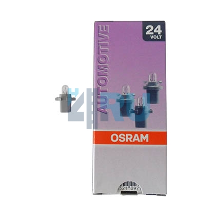 Автолампа OSRAM 24V 1,2W с серым патроном B8,3d (2741MF8)