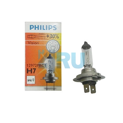 Автолампа PHILIPS H7 12V 55W +30% P26d (12972PC1)